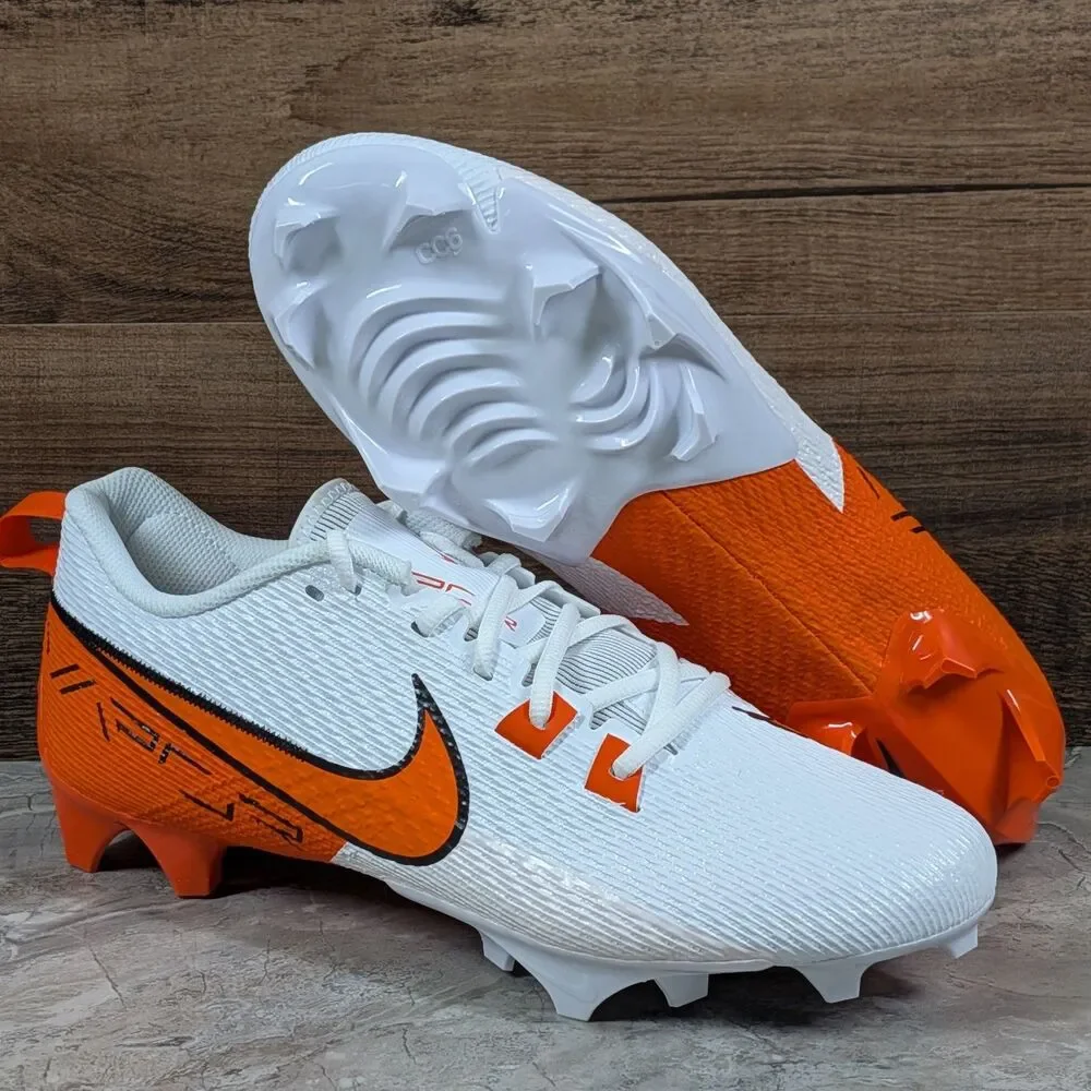 Nike Vapor Edge Speed 360 2 Men's 11 White Orange Football Cleats FQ4045-100
